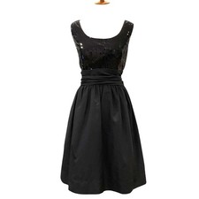 Vintage Black Cocktail Dress 16 Retro Plus Semi Formal 1X Dress Classic Party 