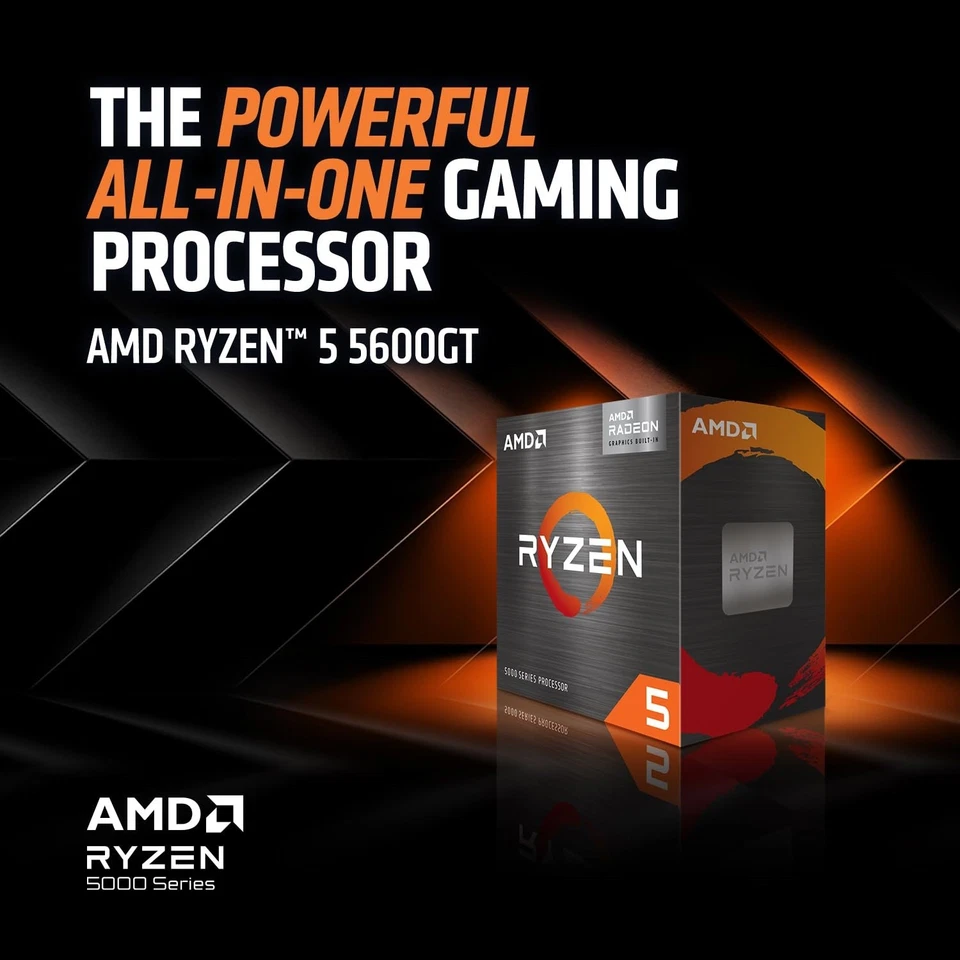 Procesador AMD Ryzen 5 5600GT 6 núcleos 4,6 GHz Socket AM4 100100001488 CAJA Foto 2 de 4