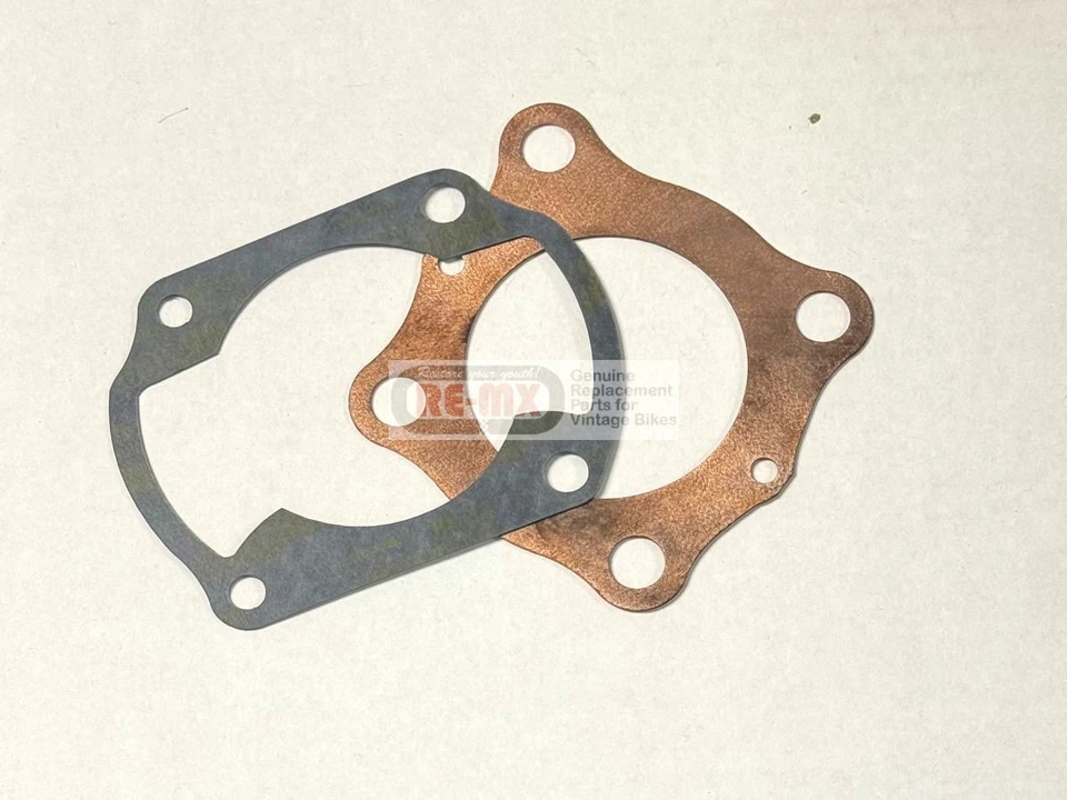 Honda MR175 Piston Top End Kit 66.50mm head base gasket circlip pin ring set - Image 2 of 4