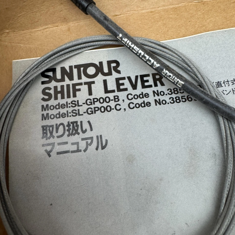 Vintage Suntour GPX Shift Lever Set 6s NOS New SL-GP00-B Braze 6 Speed Shifter - Image 4 of 4