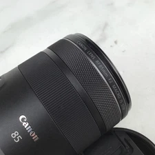 Canon EOS RF 85mm f2 Macro IS Lens Used Good