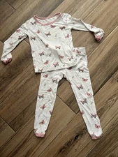 Kyte Baby Pink Butterfly Two Piece 18-24 Months