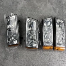 DimFlux Headlight Pair LH RH 2003-2006 Chevy Silverado 1500 1500HD 2500HD 3500