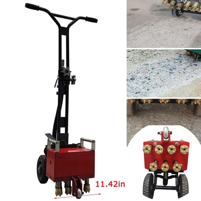 #ad 7 Head Concrete Floor Scabbler 40 m² h Pneumatic Concrete Chiseling Machine $1945.80