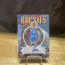 2025-26 Topps Finest Liam McNeeley RC Refractor Auto RFA-LM