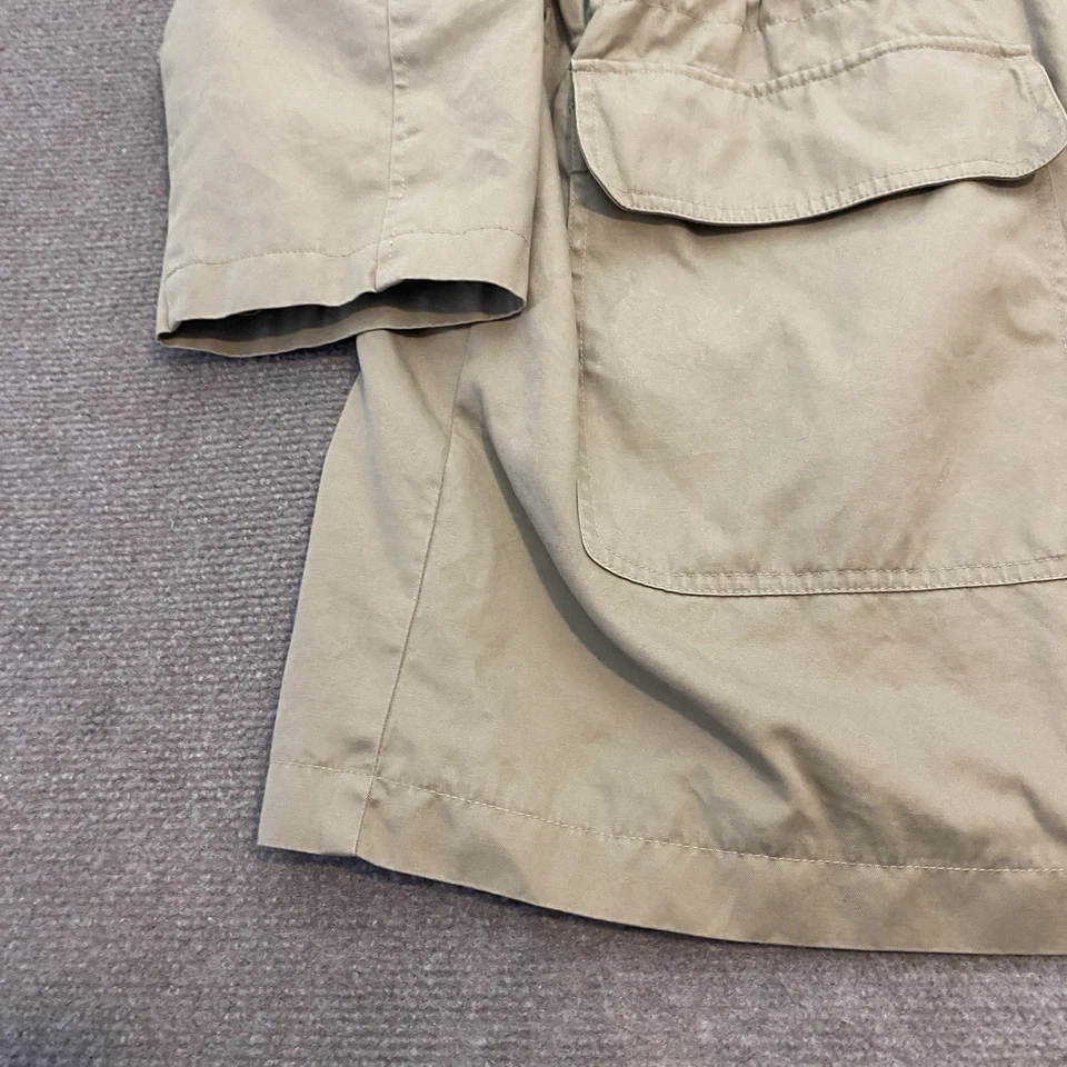 Gabardina Brooks Brothers para hombre XL beige con botones forrada a cuadros preppy al aire libre Foto 4 de 4