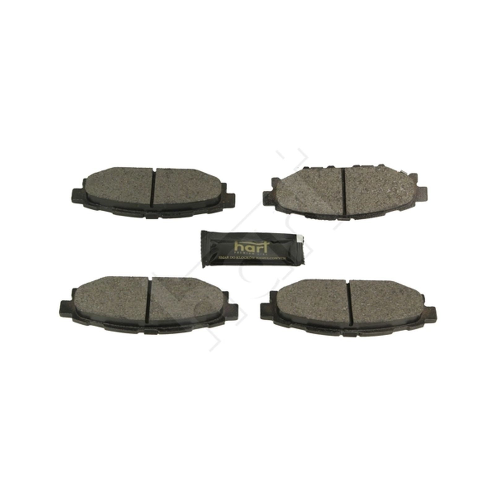 1x ORIGINAL® HART Bremsbelagsatz, Scheibenbremse Hinten für Toyota GT 86 Coupe