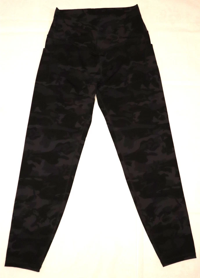 Womens crossed front high waist gray camo leggings size XL (25W x 25.5L) - Изображение 3 из 4