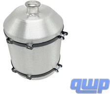 7.75 Gallon 12x16'' 1/4 NPT Aluminum Spun Gas Tank Round Fuel Tank Cell Vertical