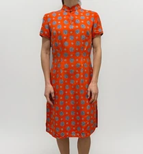 DDP Shanghai Tang Silk printed dress size 8