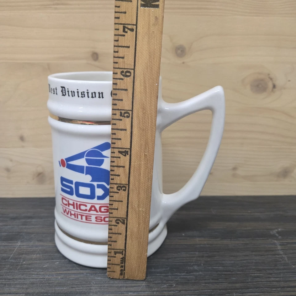 De colección Chicago White Sox Western Division Champions Stein con lista 1983 Foto 2 de 4