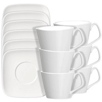Ritzenhoff & Breker Kaffeetassen-Set Arena Weiß 180,0 Ml, 6 St.