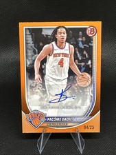 pacome dadiet /25 Auto Bowman 2025-26 Orange