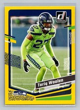 2023 Donruss #263 Tariq Woolen Yellow