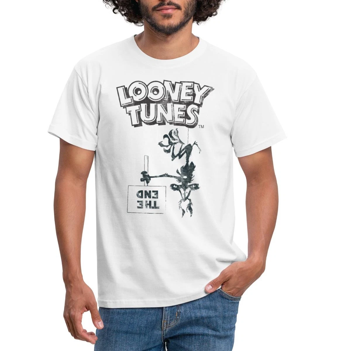 Looney Tunes - Maglietta Da Donna Oversize Grande Taz Graff Nero 418978