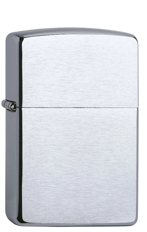 Zippo ORIGINAL USA Benzin Feuerzeug Chrom gebürstet Chrome brushed 60000804 - Bild 2 von 4