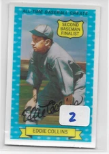 Eddie Collins 1972 Xographs Rold GOld All-Time Greats # Hall of Famer scan 2