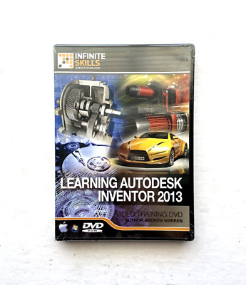 2012 Infinite Skills PC/MAC DVD Rom | Learning Autodesk Inventor 2013