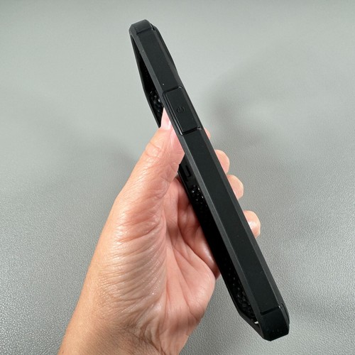 Funda para iPhone 14 - Transparente con Marco Bumper Negro | Delgada y Segura - Imagen 4 de 11