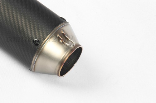 Motorcycle Exhaust Carbon Fiber Short Muffler Pipe For Kawasaki Z900 2017-2022 - Picture 5 of 5