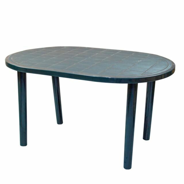 Extending Flair Harmony 300 Outdoor Oval Garden Table White Plastic