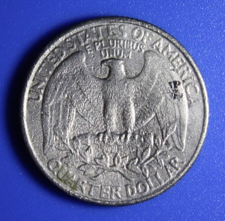 1996-P Washington Quarter Error Struck Through Grease  Bu (U3) - Image 2 of 4