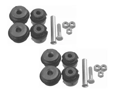 Pair Set 2 Front Susp Control Arm Bushing Kits Lemforder For MB W201 190D 190E