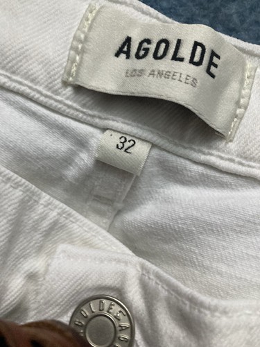 AGolde Jeans Size 32 Winter White Toni - Picture 2 of 5