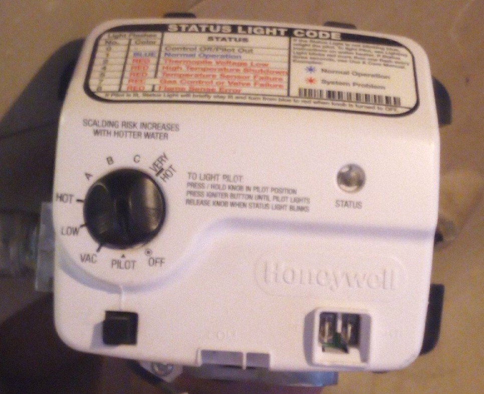 Honeywell WV8840C1406 Water Heater Natural Gas Valve for sale online | eBay