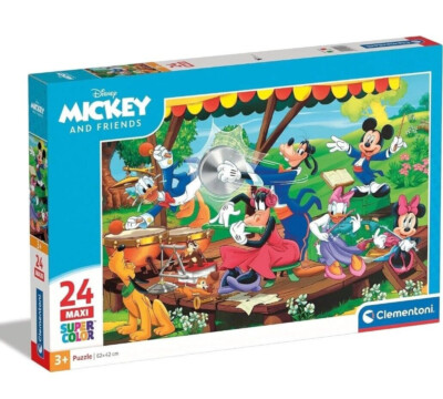 Mickey and Friends superfarbiges Puzzle 24 Teile/3 Jahre + neu versiegelt