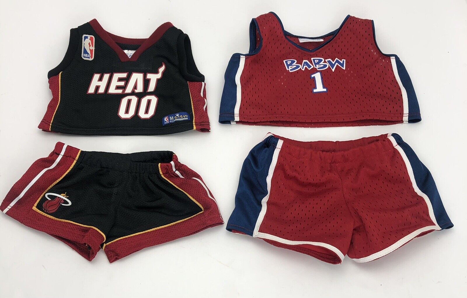 Build A Bear Workshop Clothes NBA Basketball Jersey And Shorts Outfit 4pcs