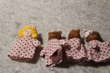 Vintage Rare "Goldielocks and the 3 Bears" Finger Puppet