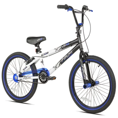 BOYS KIDS BIKE 20-Inch Wheels BMX Bicycle Black/Blue