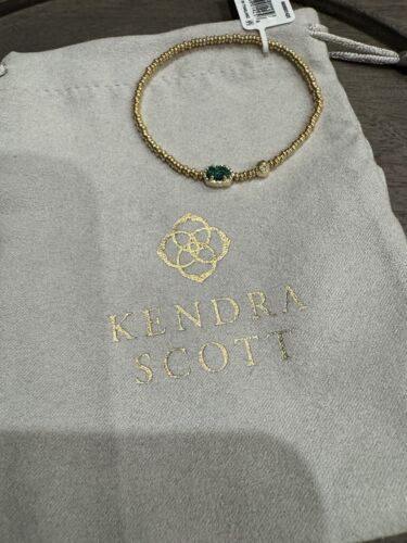 Authentic Kendra Scott Emilie Gold Stretch Bracelet