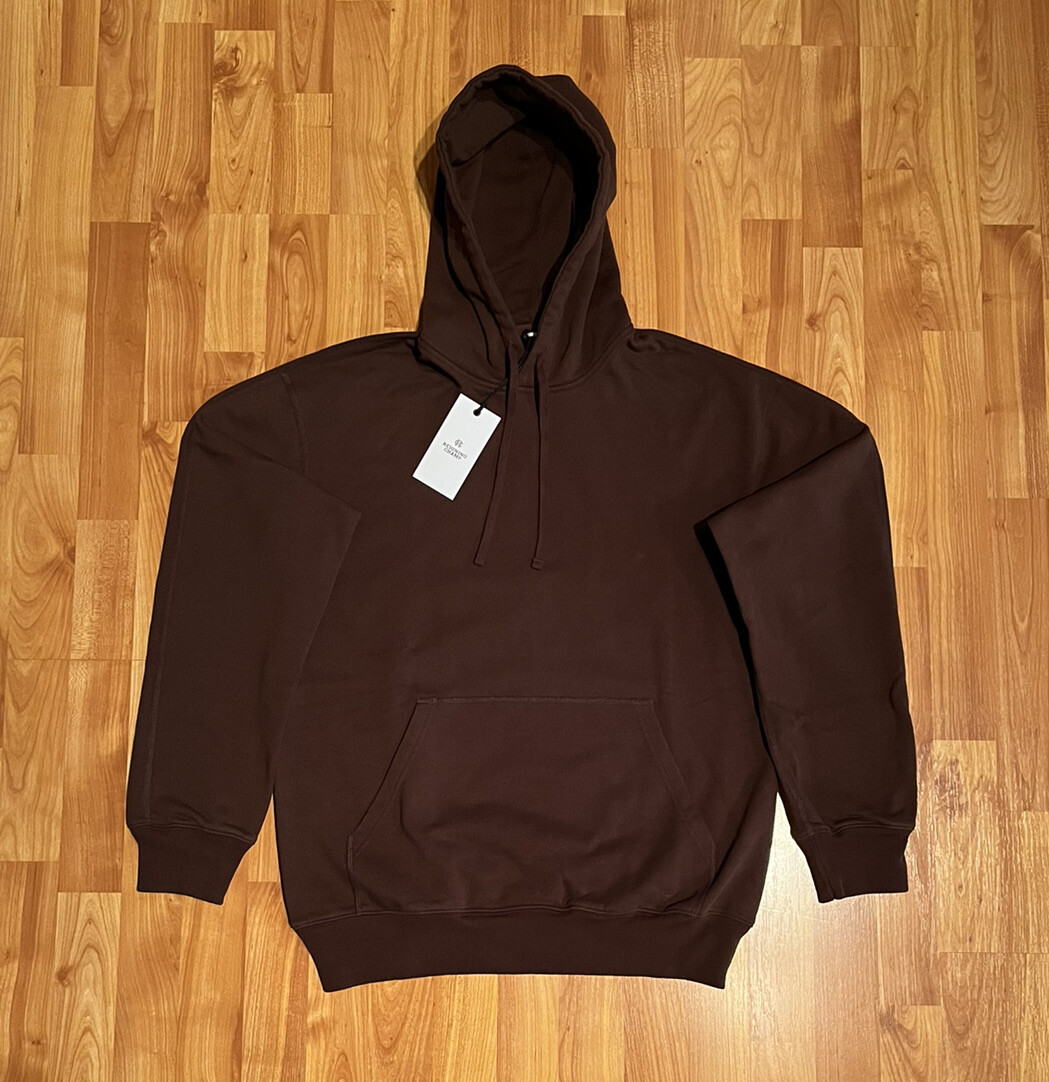 NEW MENu0026#039;S S REIGNING CHAMP MIDWEIGHT TERRY RELAXED HOODIE IN EARTH  BROWN | eBay