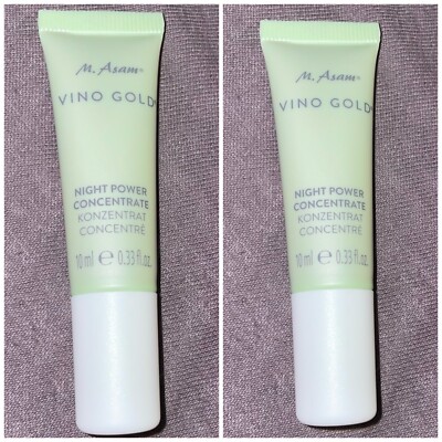 (1049,50  /l) 2x M. Asam Vino Gold  Night Power Concentrat Neu Nachtkonzentrat