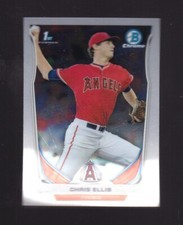 2014 Bowman Chrome Draft Picks Chris Ellis Rookie #CDP67 Angels