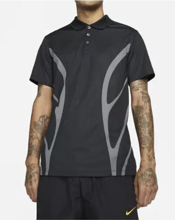 Nike x NOCTA Drake Black Golf Polo Style Shirt Mens Multi Nike x NOCTA Drake Black Golf Polo Style Shirt Mens Multi