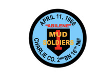 4" mud soldiers charlier co 2nd bn 16th army bumper sticker decal usa made