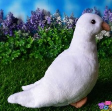 cute simulation dove bird toy plush white dove doll gift about 22cm
