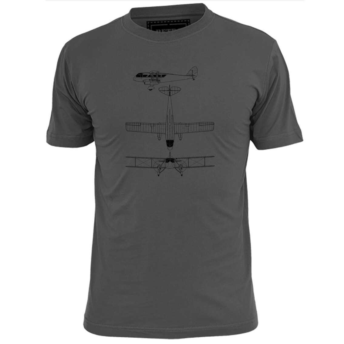 Camiseta para hombre De Havilland Dragon Aircraft Blueprint