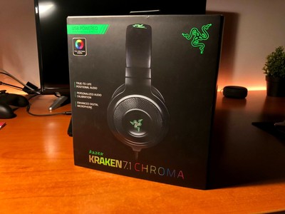 Razer Kraken 7.1 Chroma cuffie USB per PS4 PC RGB | eBay