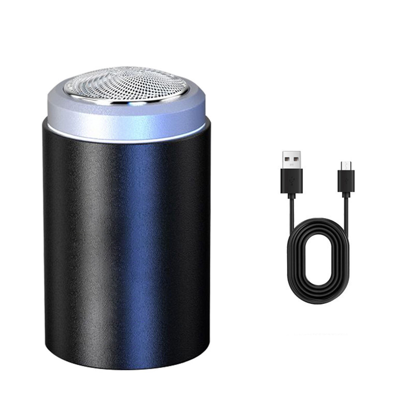 Mens Mini Electric Shaver Pocket Washable Electric Shaver w/360° Floating Head.