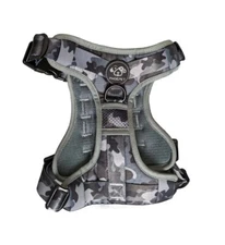 PHOEPET Tactical Dog Harness with Handle Dog Vest w/ Molle & Loops Desert Gray