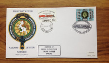 GB Royal Mail Silver Jubilee 1977 Romney Light Railway FDC , Winston Churchil