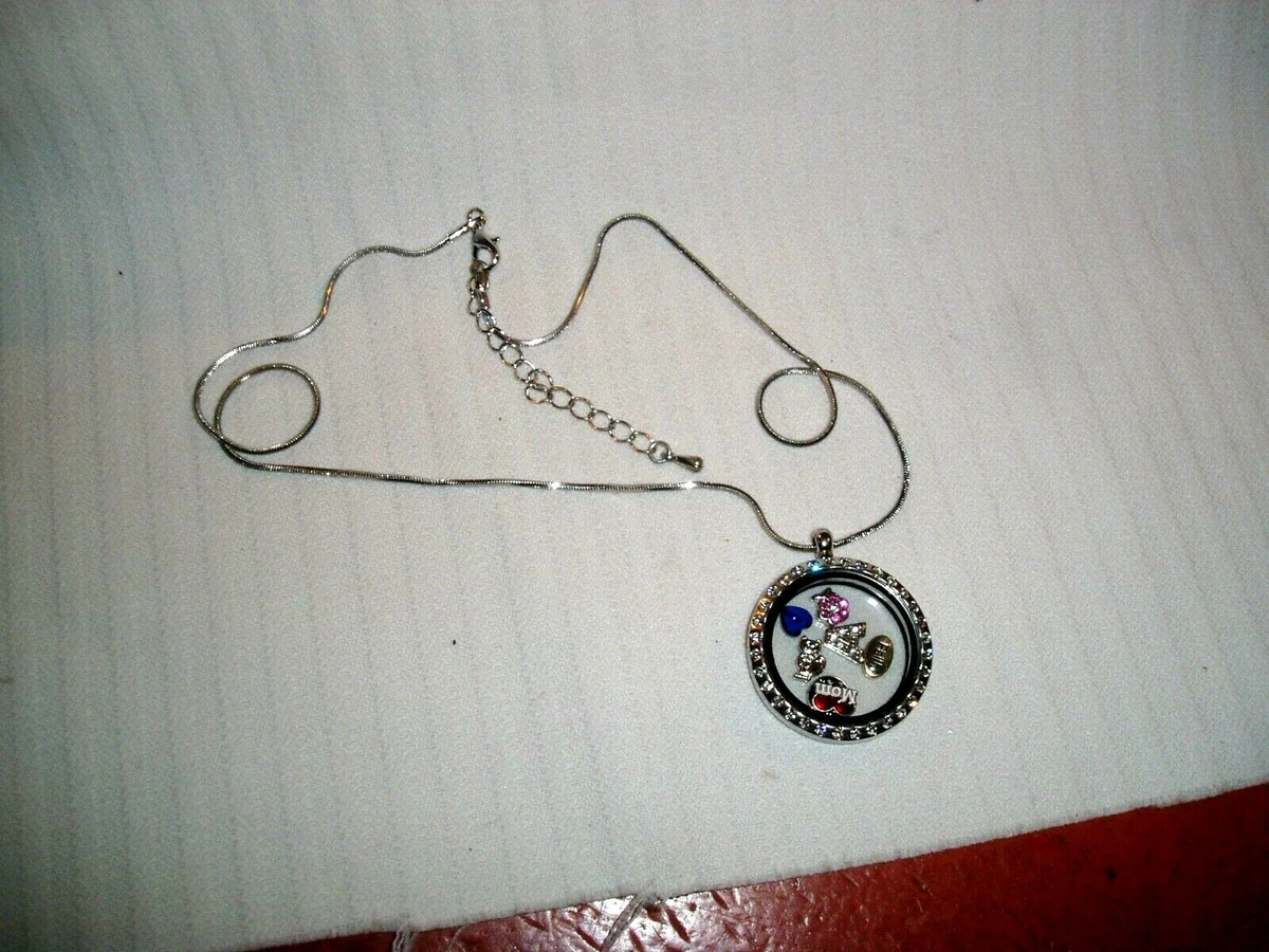 Shadow box deals necklace charms