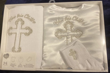 Baby Boys and Girls 3-piece Christening Gift Set