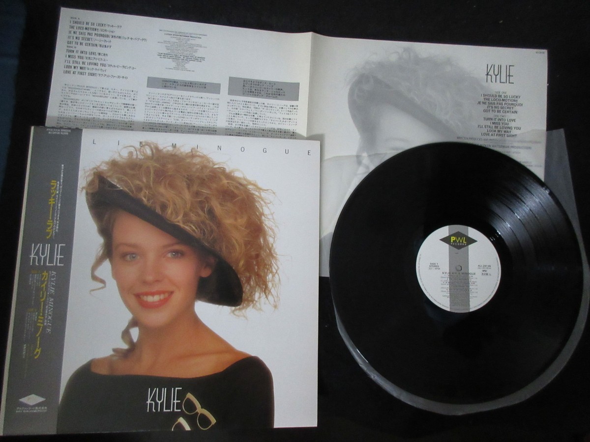 Kylie Minogue Kylie Japan Promo Vinyl LP w OBI ALI-28109 80's PWL