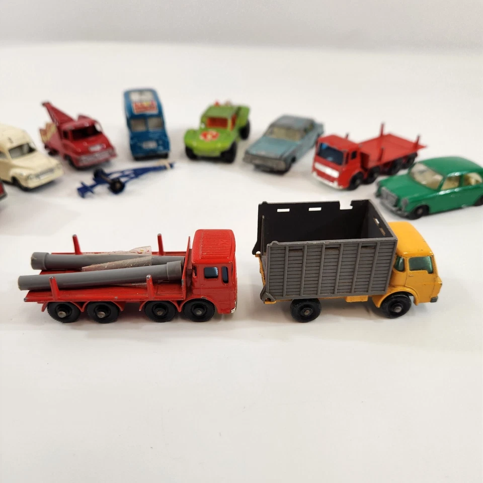 Lesney Matchbox Cattle Truck Leyland Zodiac Baja Buggy Ambulance +more Diecast - Image 3 of 4