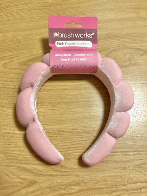 brushworks Pink Cloud Headband